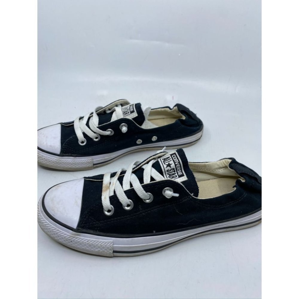 CONVERSE Sneakers White Black Women's Size 7 - Picture 3 of 5